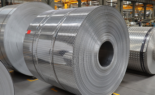 A3003 aluminium tread plate five bar