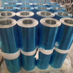smooth aluminium coil with blue pvc film A3003