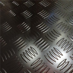 black aluminum tread plate
